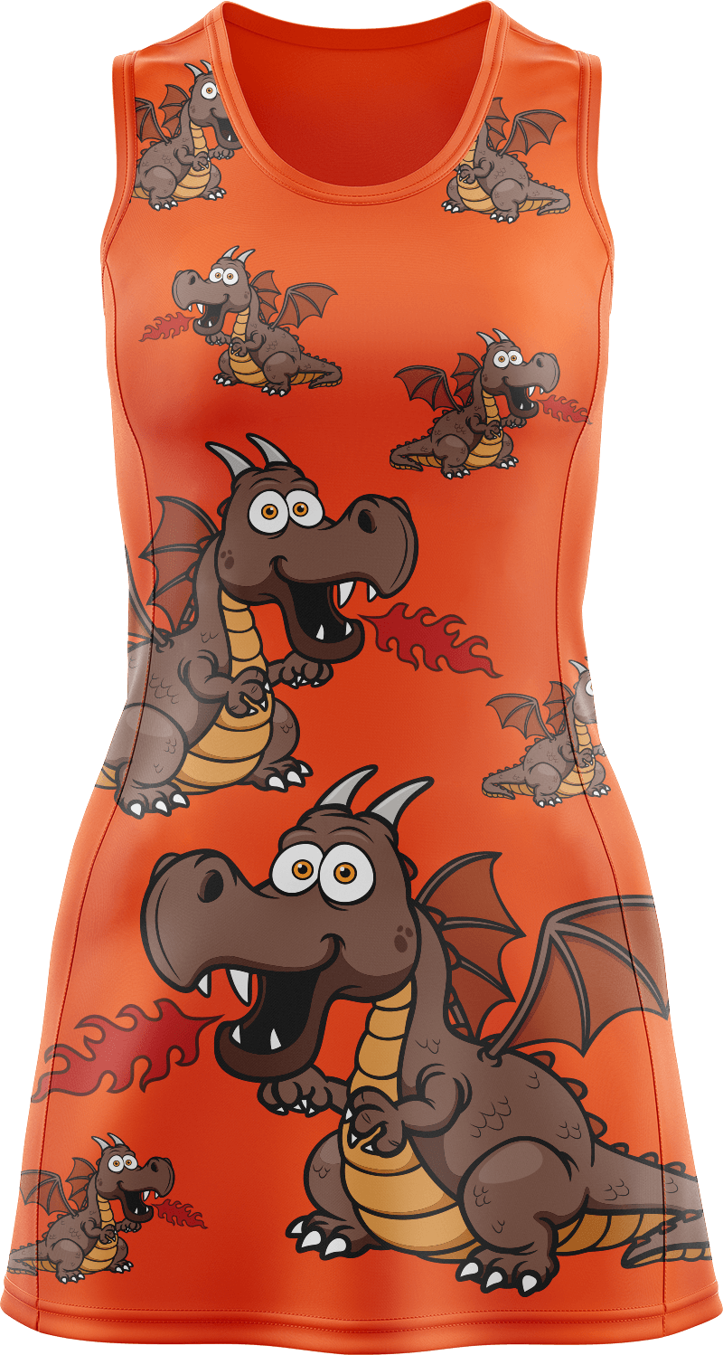 Dopey Dragon Ladies Mini Dress - fungear.com.au