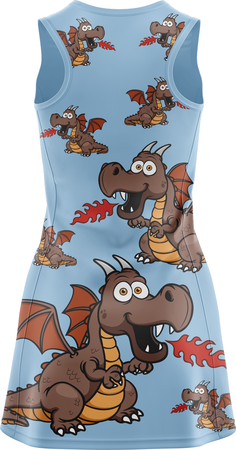 Dopey Dragon Ladies Mini Dress - fungear.com.au