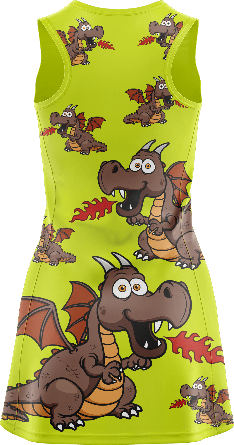 Dopey Dragon Ladies Mini Dress - fungear.com.au