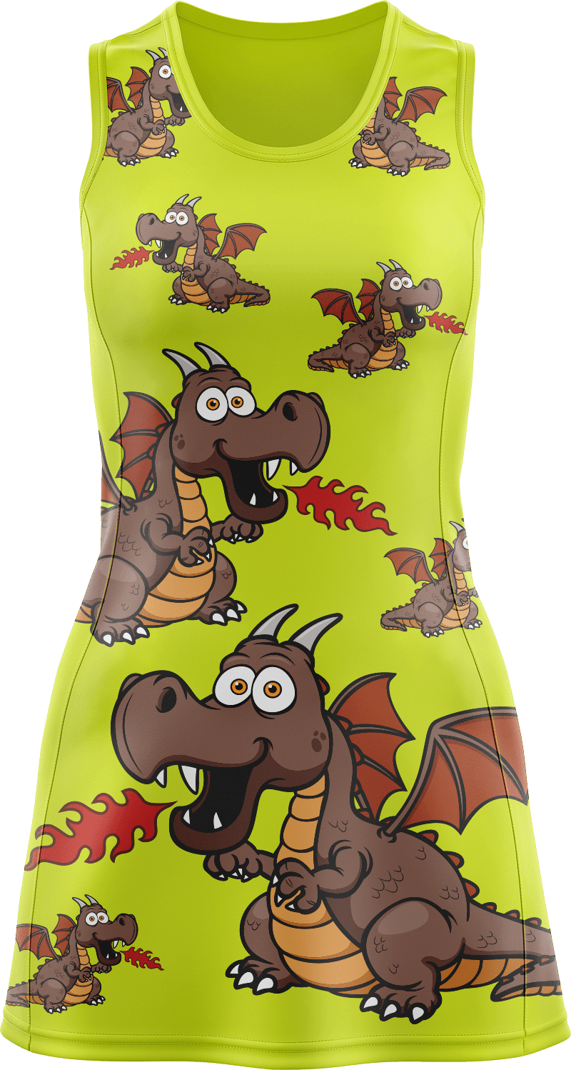 Dopey Dragon Ladies Mini Dress - fungear.com.au