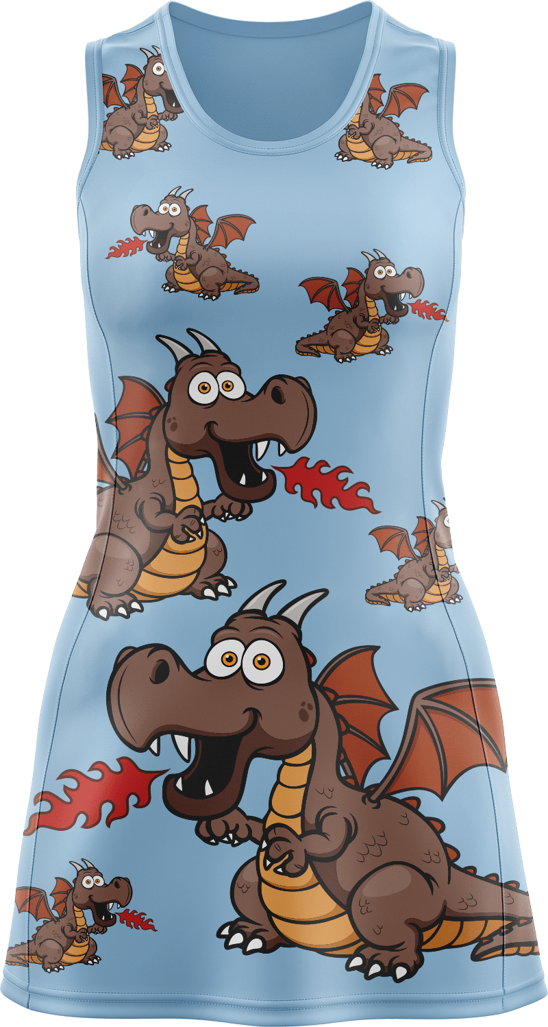 Dopey Dragon Ladies Mini Dress - fungear.com.au