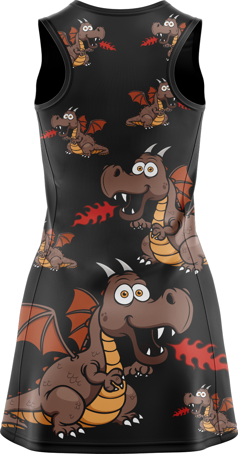 Dopey Dragon Ladies Mini Dress - fungear.com.au