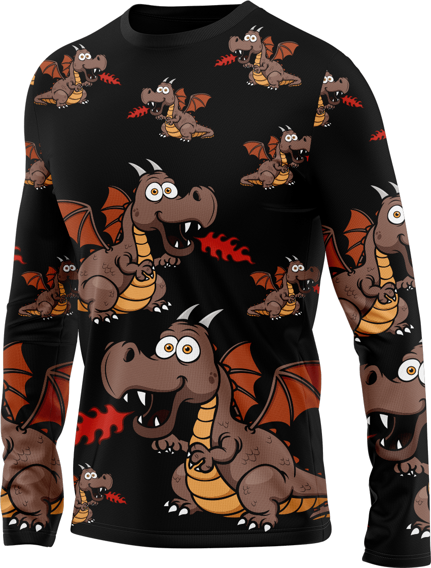 Dopey Dragon Rash Shirt Long Sleeve