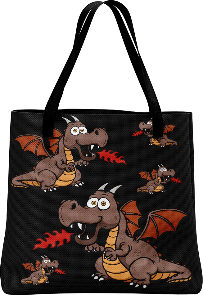 Dopey Dragon Tote Bag