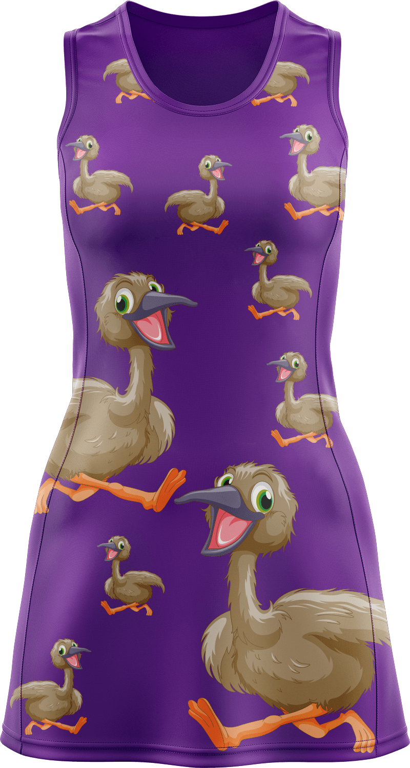 Effie Emu Ladies Mini Dress - fungear.com.au