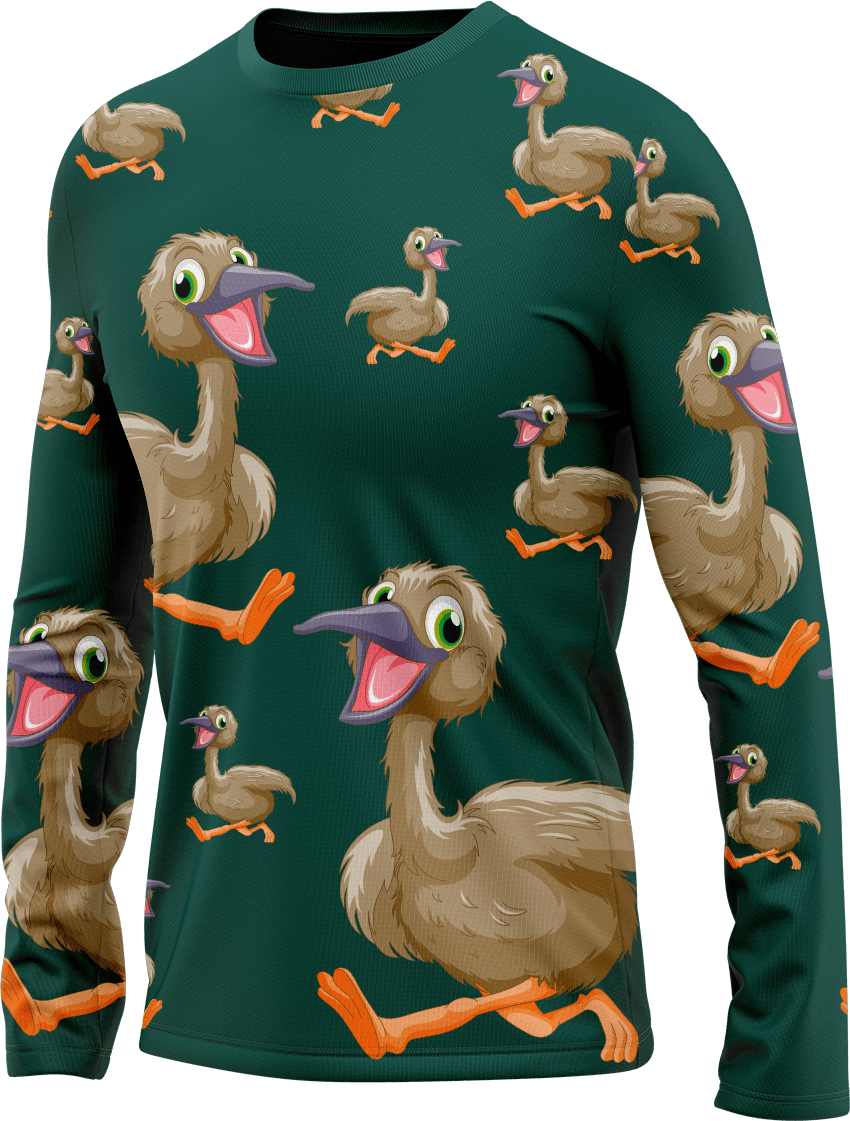 Effie Emu Rash T-Shirt Long Sleeve - fungear.com.au