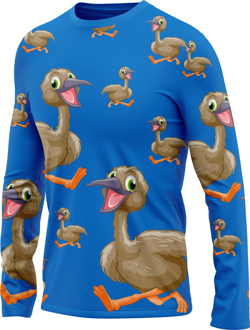 Effie Emu Rash T-Shirt Long Sleeve - fungear.com.au