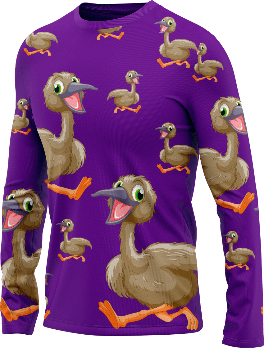 Effie Emu Rash T-Shirt Long Sleeve - fungear.com.au