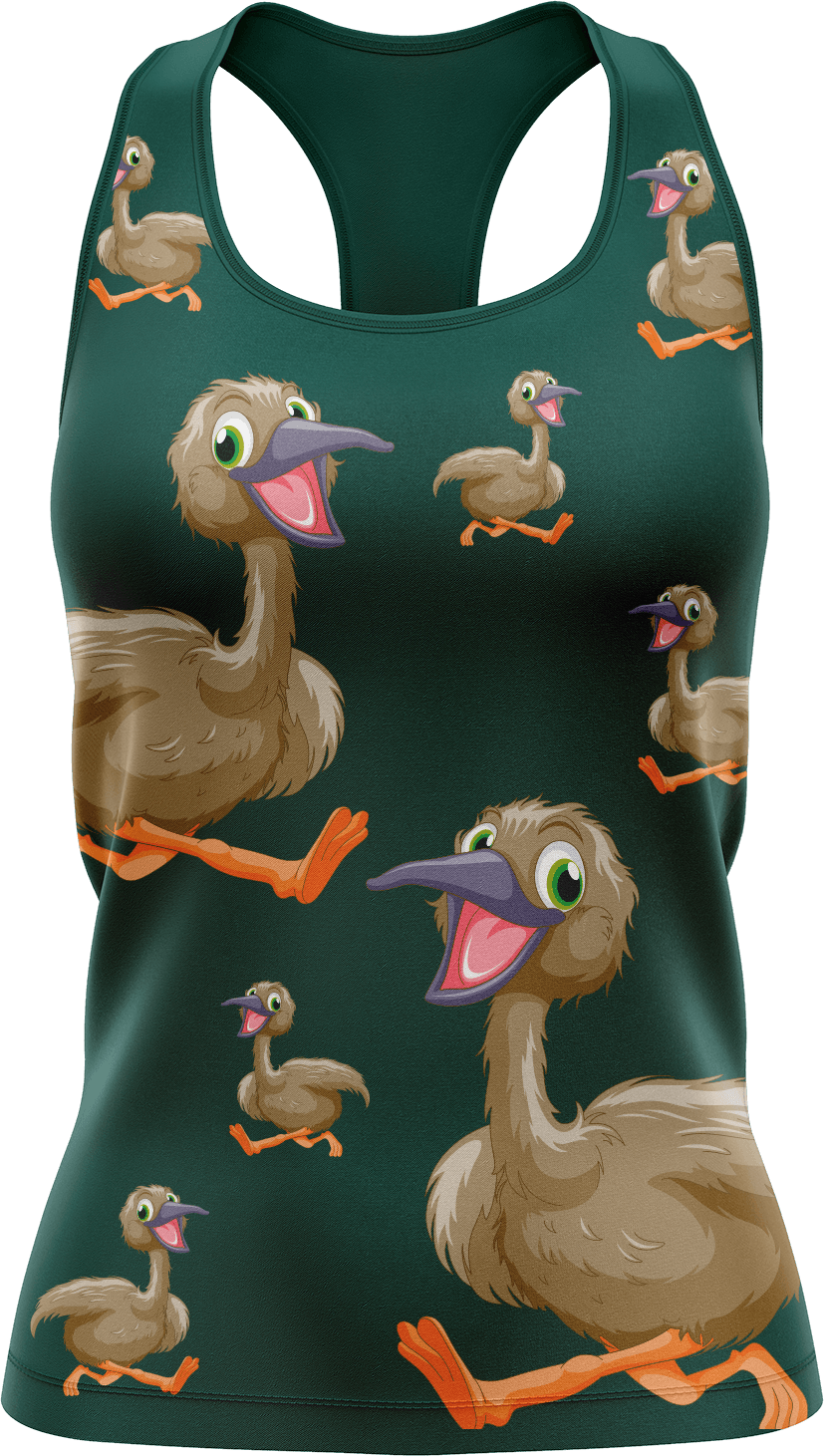 Effie Emu Singlets - fungear.com.au