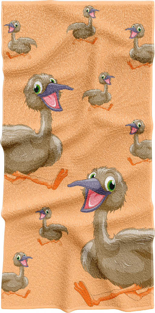 Effie Emu Towels - fungear.com.au