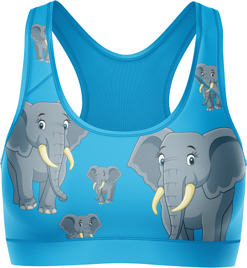 Ellie Elephant Crop Top - fungear.com.au