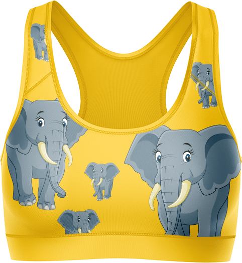 Ellie Elephant Crop Top - fungear.com.au