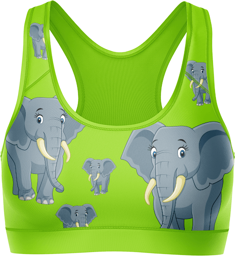 Ellie Elephant Crop Top - fungear.com.au