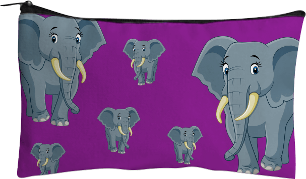Ellie Elephant Jumbo Pencil Case - fungear.com.au