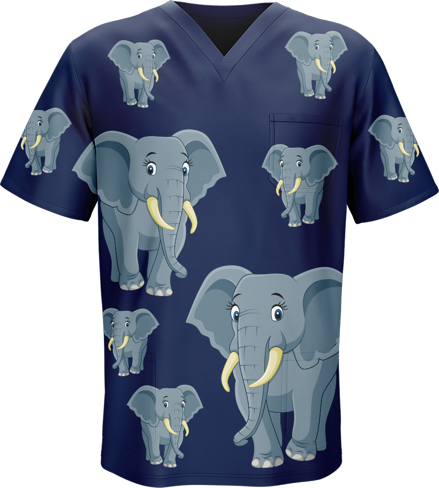 Ellie Elephant Scrubs - fungear.com.au