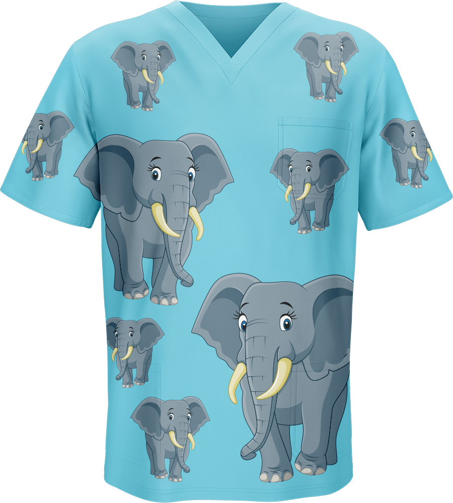 Ellie Elephant Scrubs - fungear.com.au