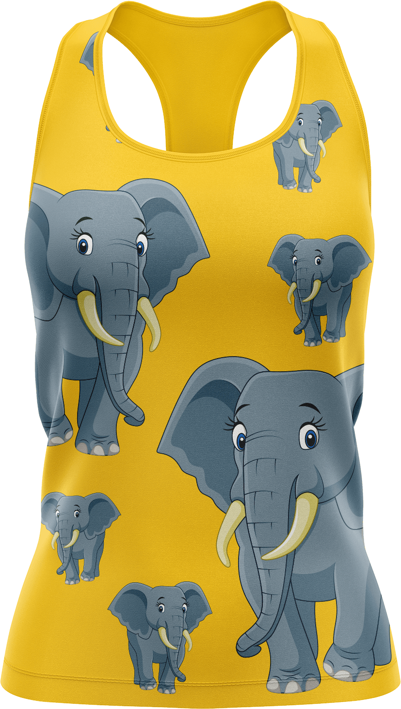 Ellie Elephant Singlets - fungear.com.au