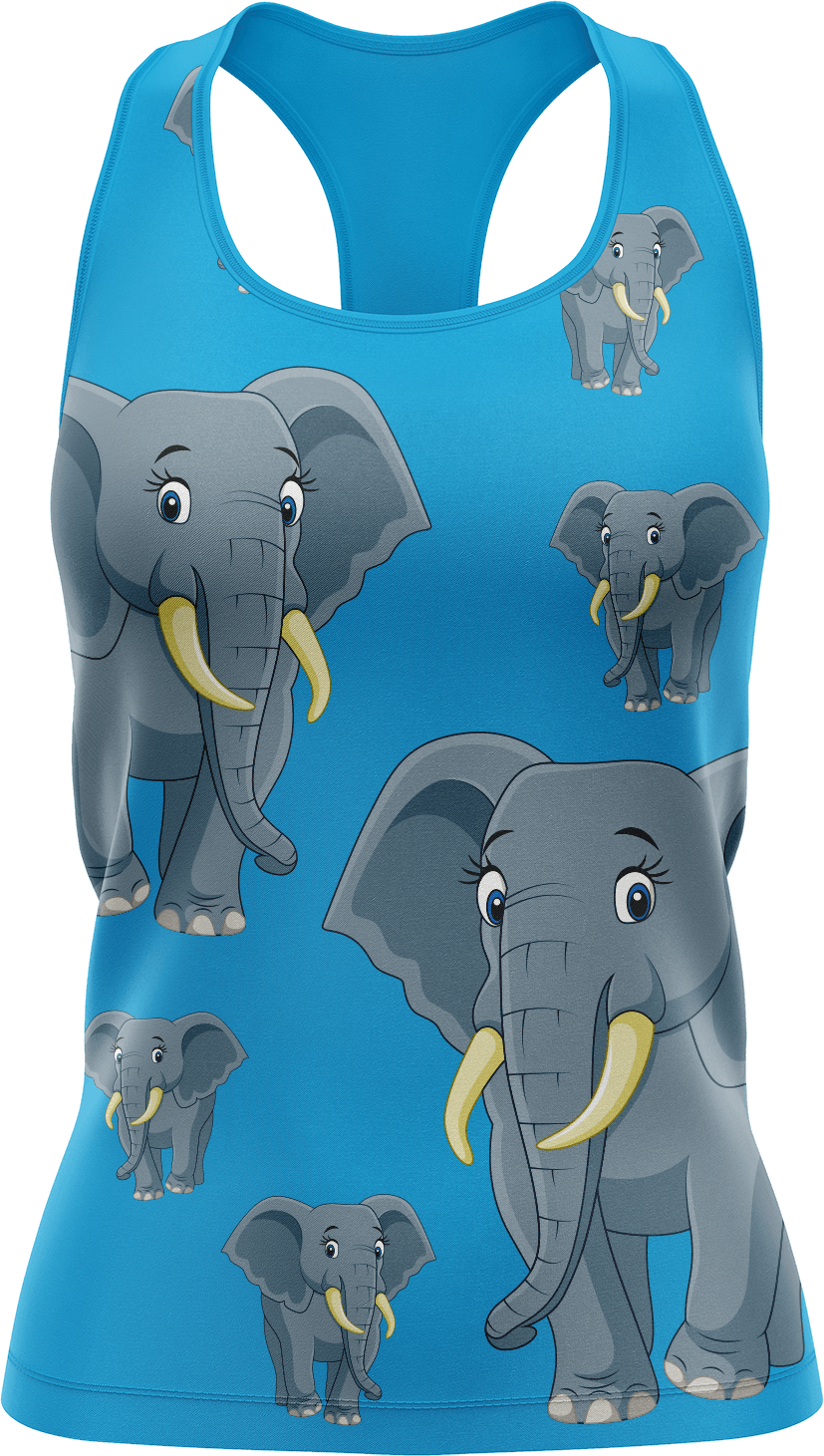 Ellie Elephant Singlets - fungear.com.au