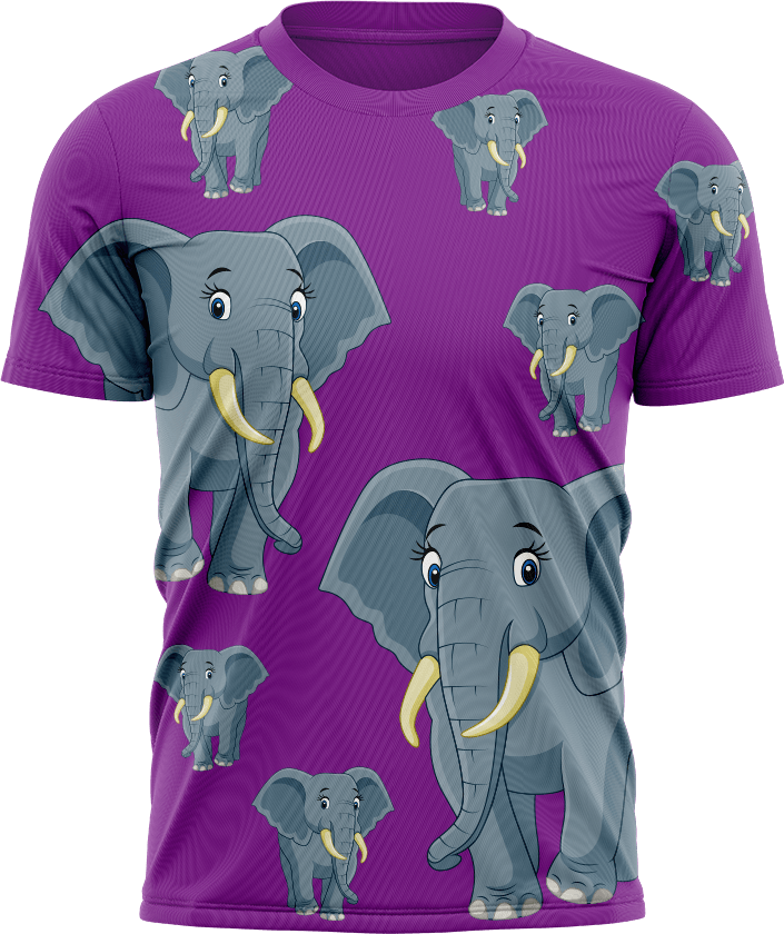 Ellie Elephant T shirts - fungear.com.au