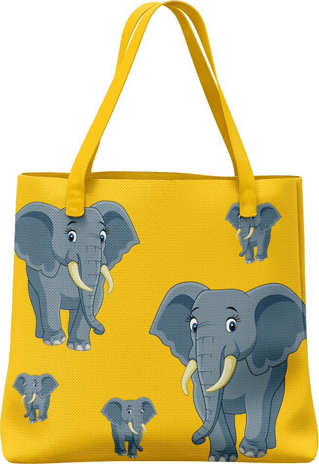 Ellie Elephant Tote Bag - fungear.com.au