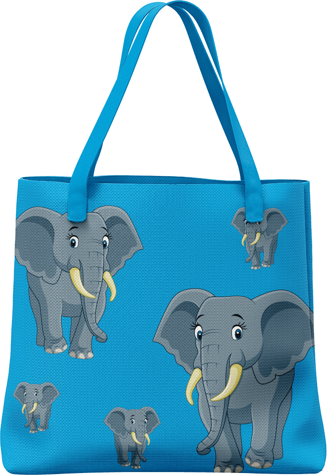 Ellie Elephant Tote Bag - fungear.com.au