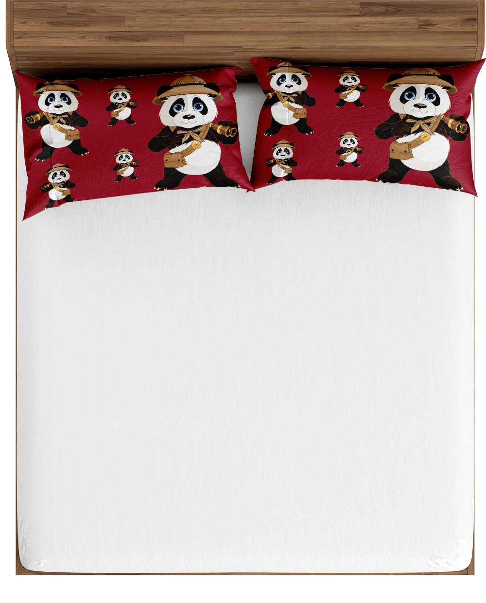 Explorer Panda Bed Pillows - fungear.com.au