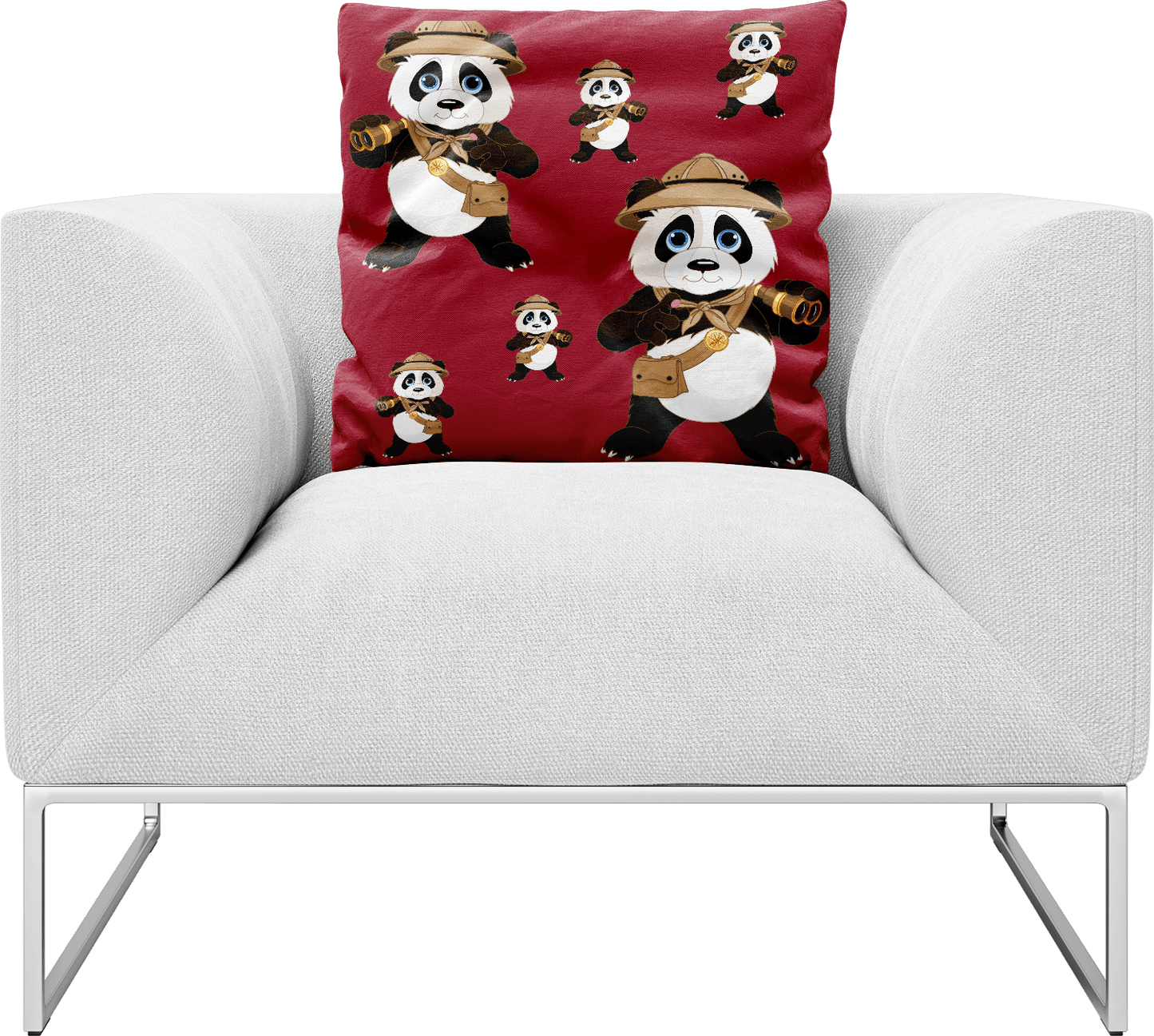 Explorer Panda Pillows Cushions - fungear.com.au