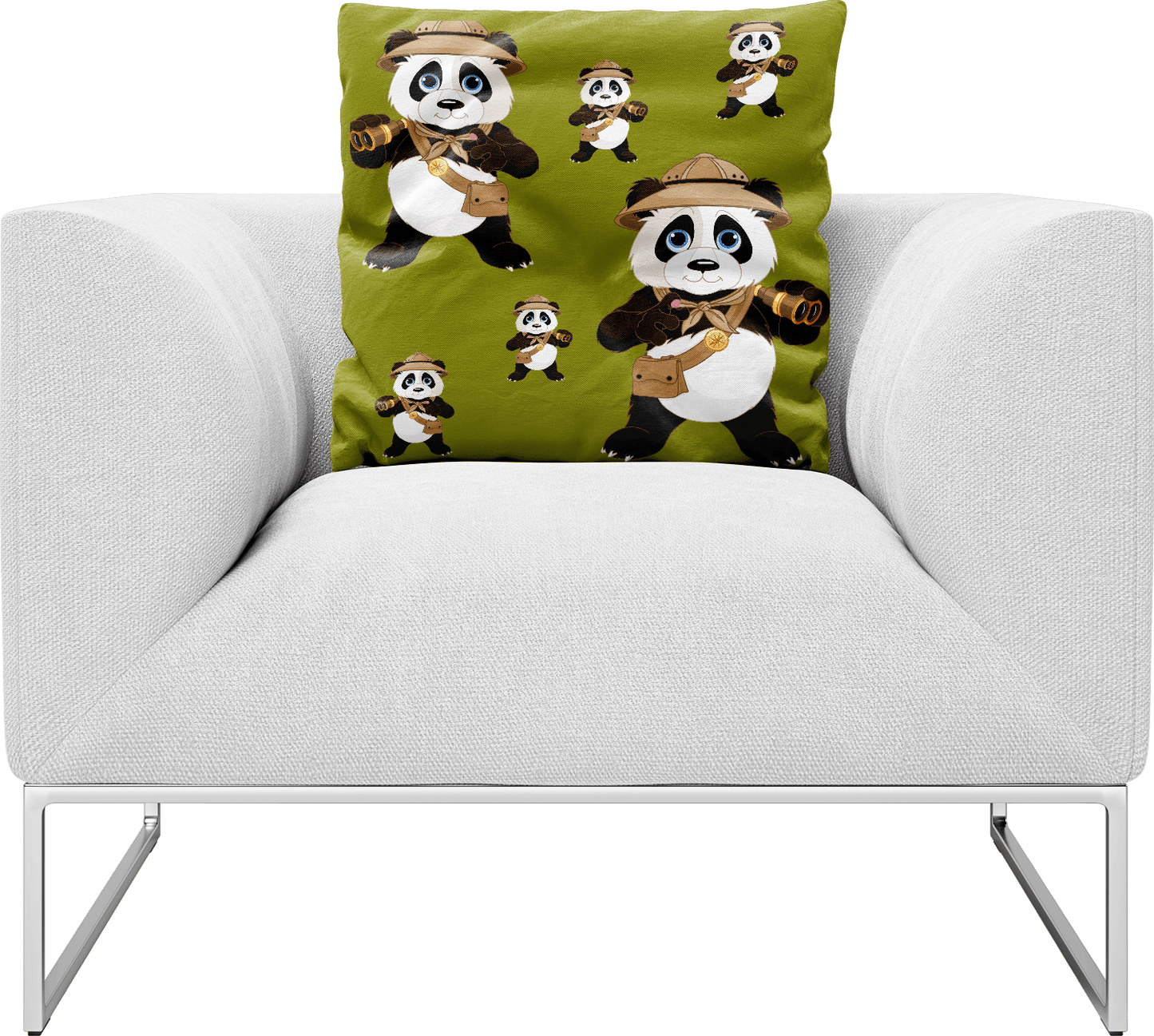 Explorer Panda Pillows Cushions - fungear.com.au