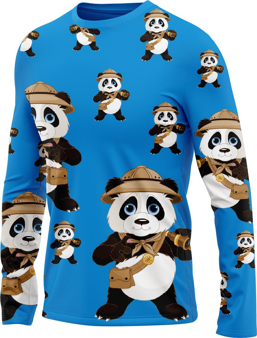 Explorer Panda Rash T-Shirt Long Sleeve - fungear.com.au