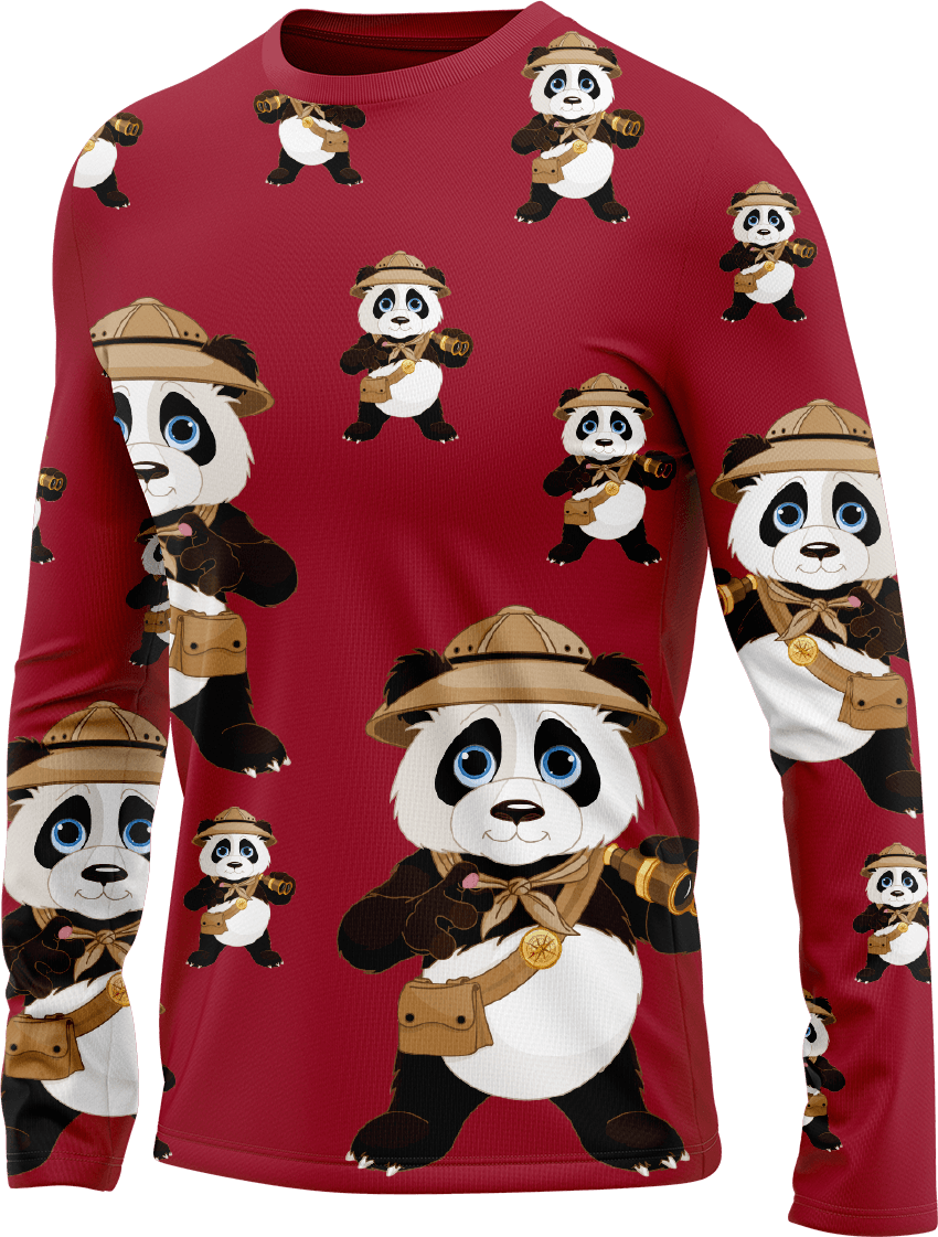 Explorer Panda Rash T-Shirt Long Sleeve - fungear.com.au