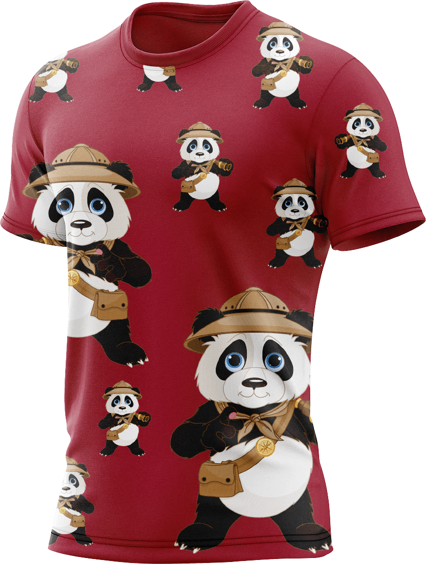 Explorer Panda Rash T-Shirt Short Sleeve - fungear.com.au