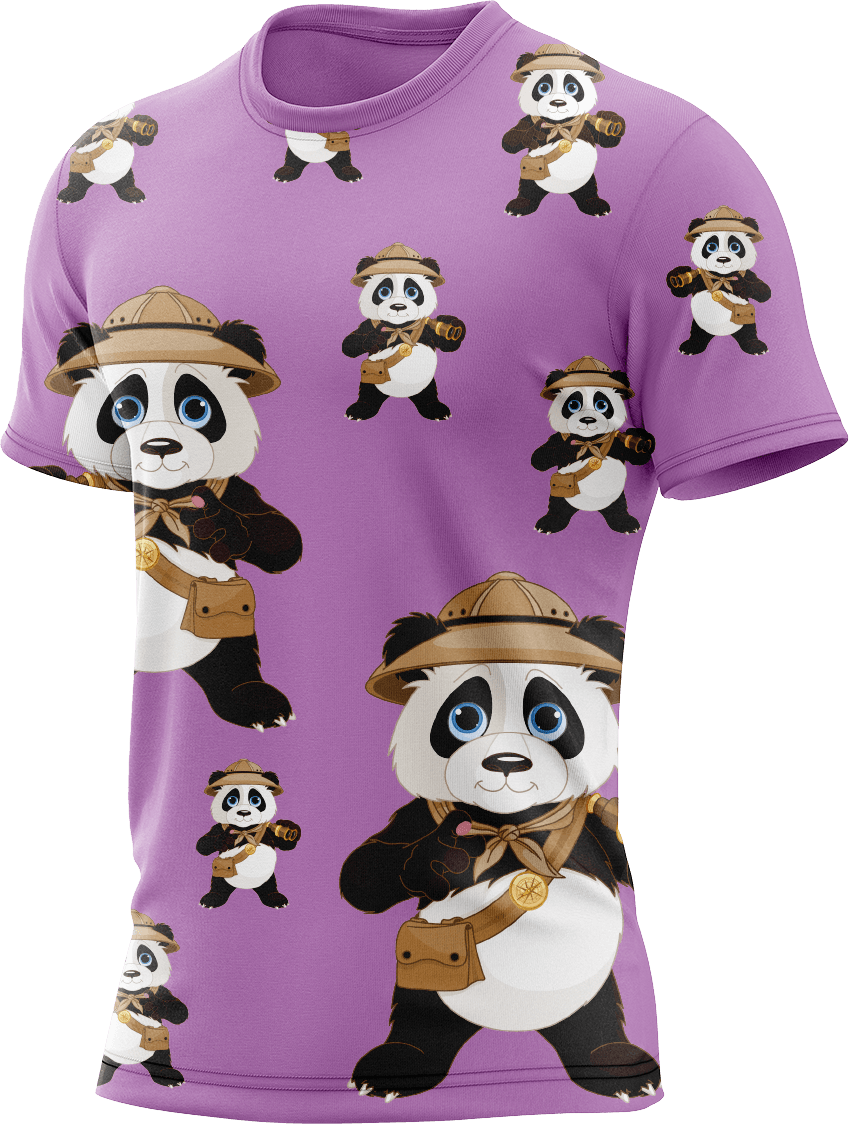 Explorer Panda Rash T-Shirt Short Sleeve - fungear.com.au