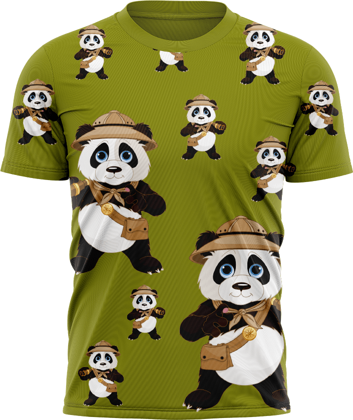 Explorer Panda T shirts - fungear.com.au