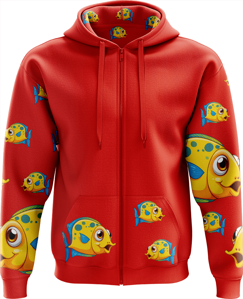 Fish out of Water Full Zip Hoodies Jacket - fungear.com.au