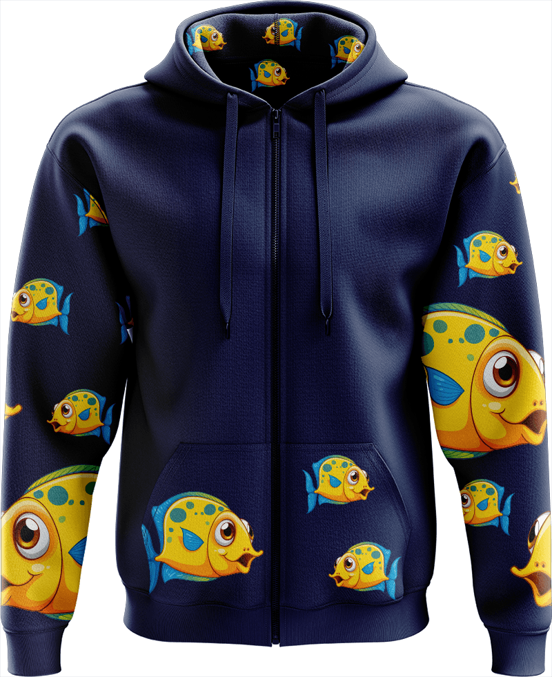 Fish out of Water Full Zip Hoodies Jacket - fungear.com.au