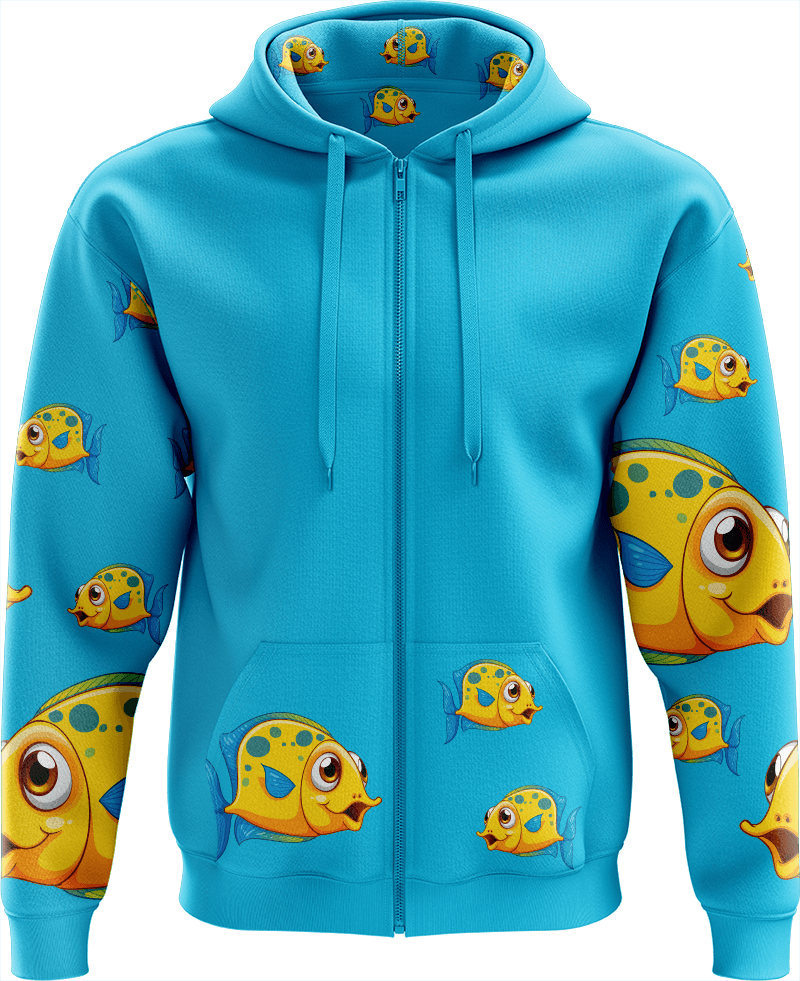 Fish out of Water Full Zip Hoodies Jacket - fungear.com.au