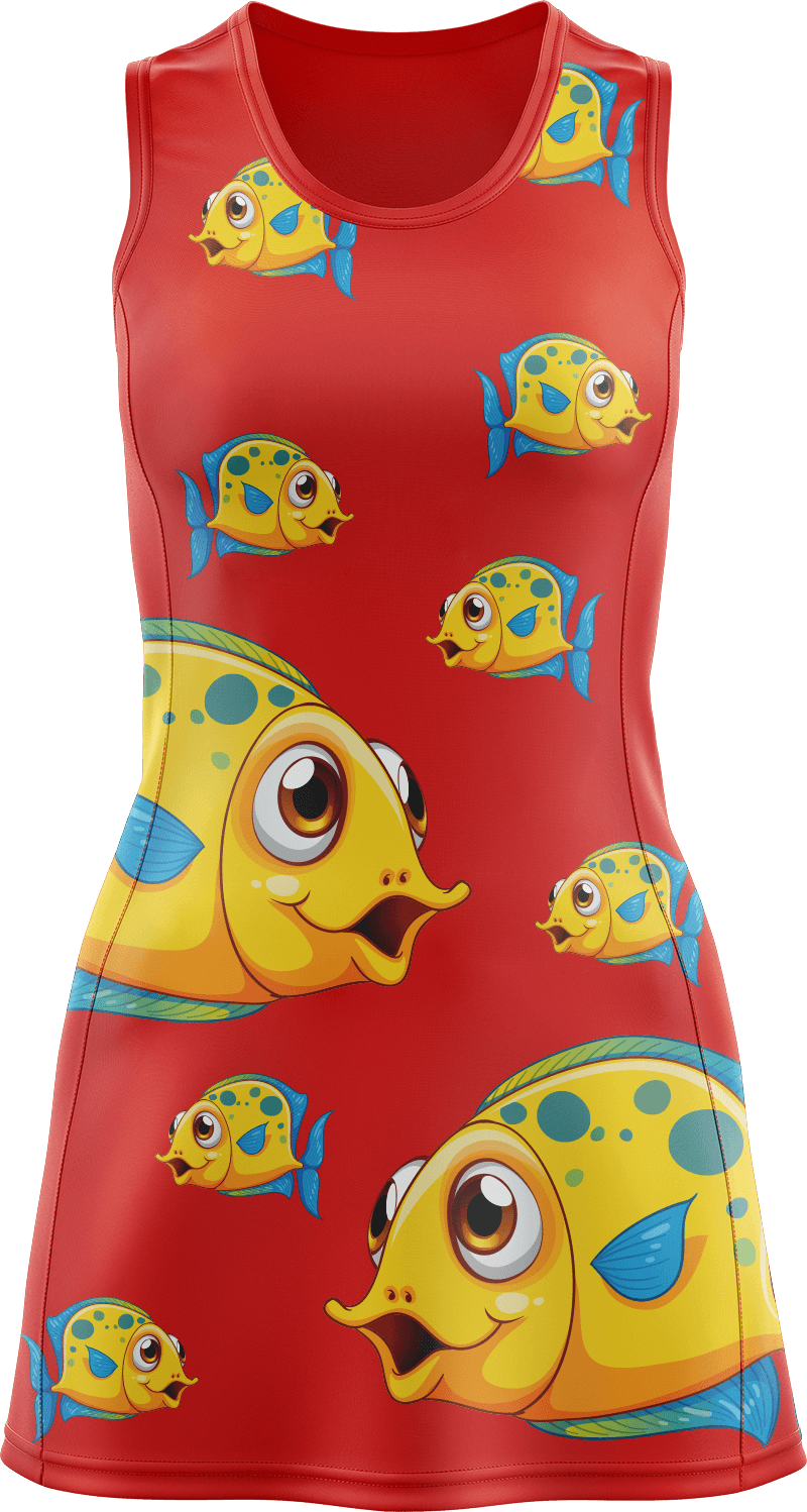 Fish Out Of Water Ladies Mini Dress - fungear.com.au