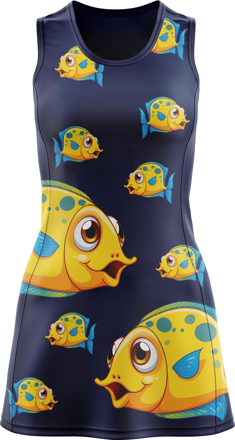Fish Out Of Water Ladies Mini Dress - fungear.com.au