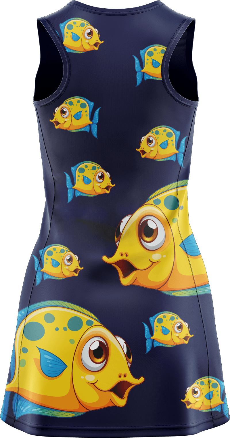 Fish Out Of Water Ladies Mini Dress - fungear.com.au
