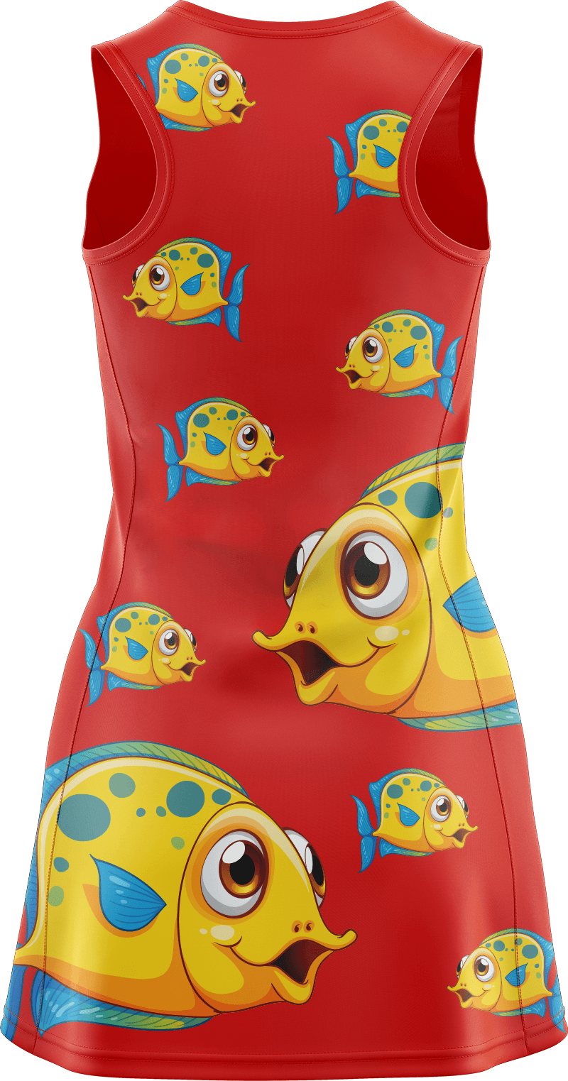 Fish Out Of Water Ladies Mini Dress - fungear.com.au