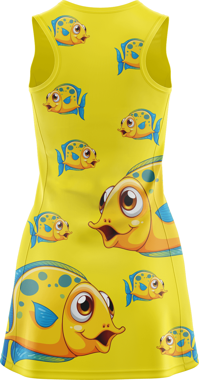 Fish Out Of Water Ladies Mini Dress - fungear.com.au