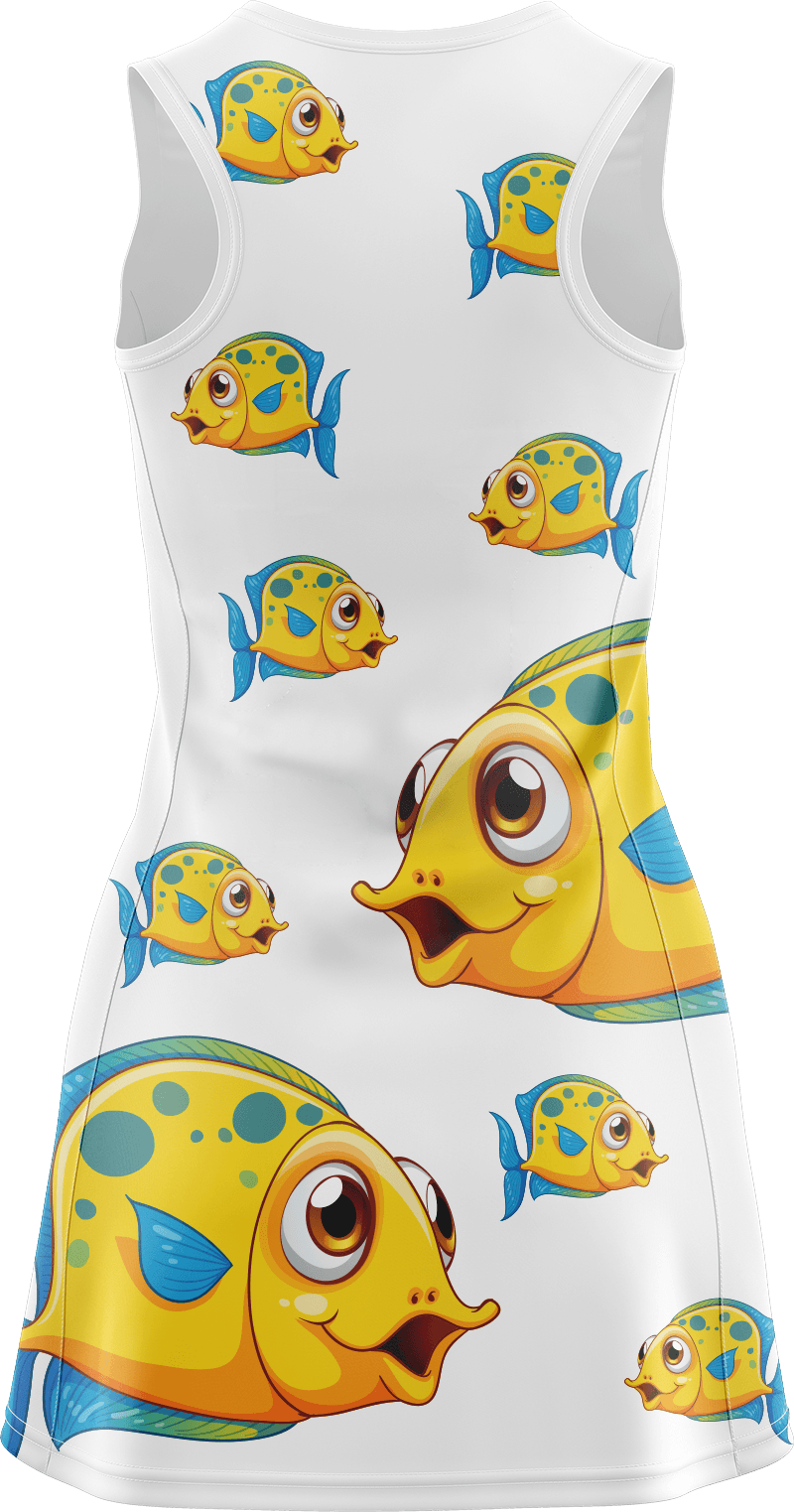 Fish Out Of Water Ladies Mini Dress - fungear.com.au