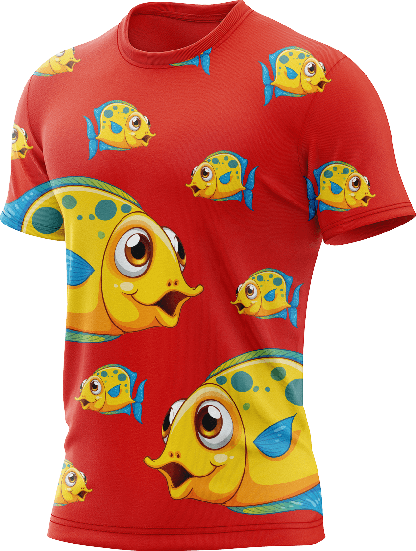 Fish Out Of Water Rash T-Shirt Short Sleeve - fungear.com.au