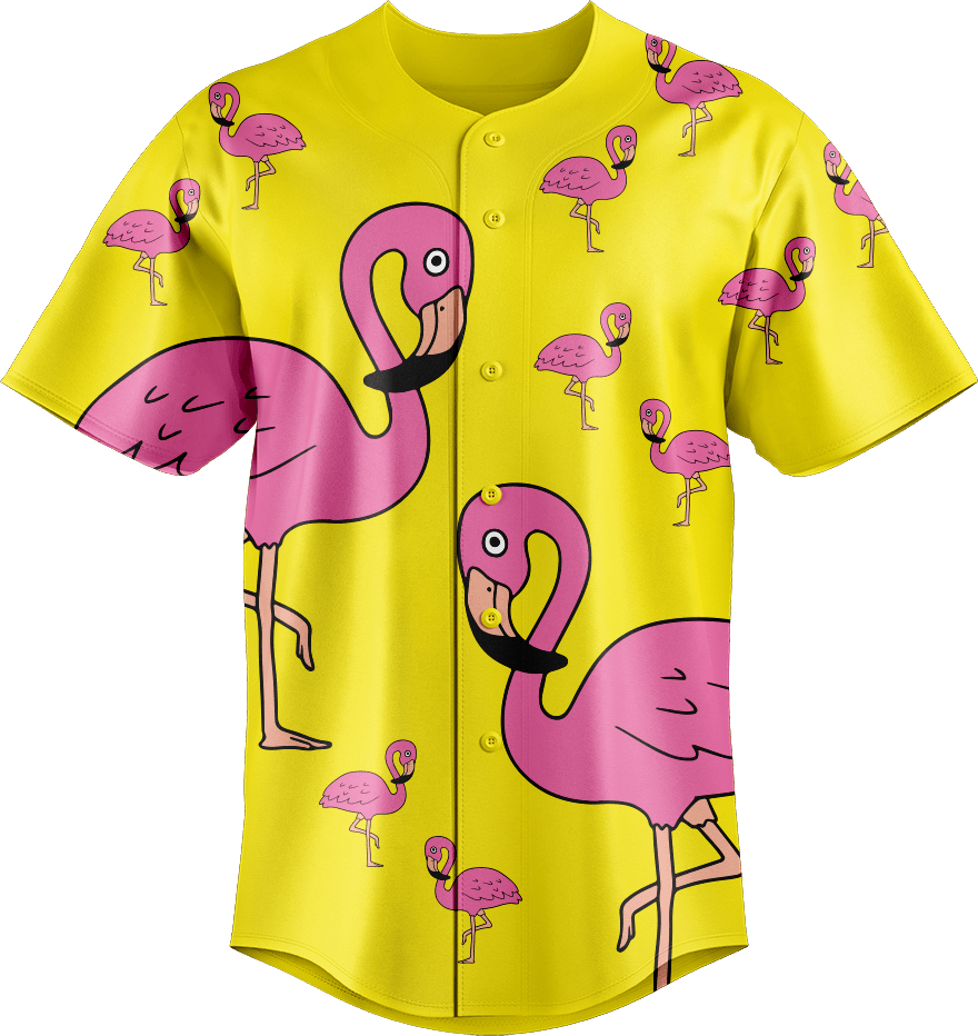 Flamingo Baseball Jerseys - fungear.com.au