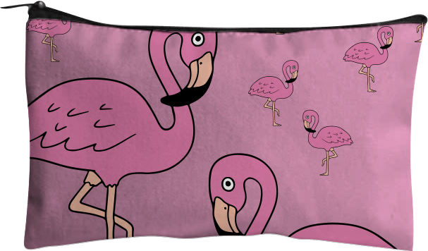 Flamingo Jumbo Pencil Case