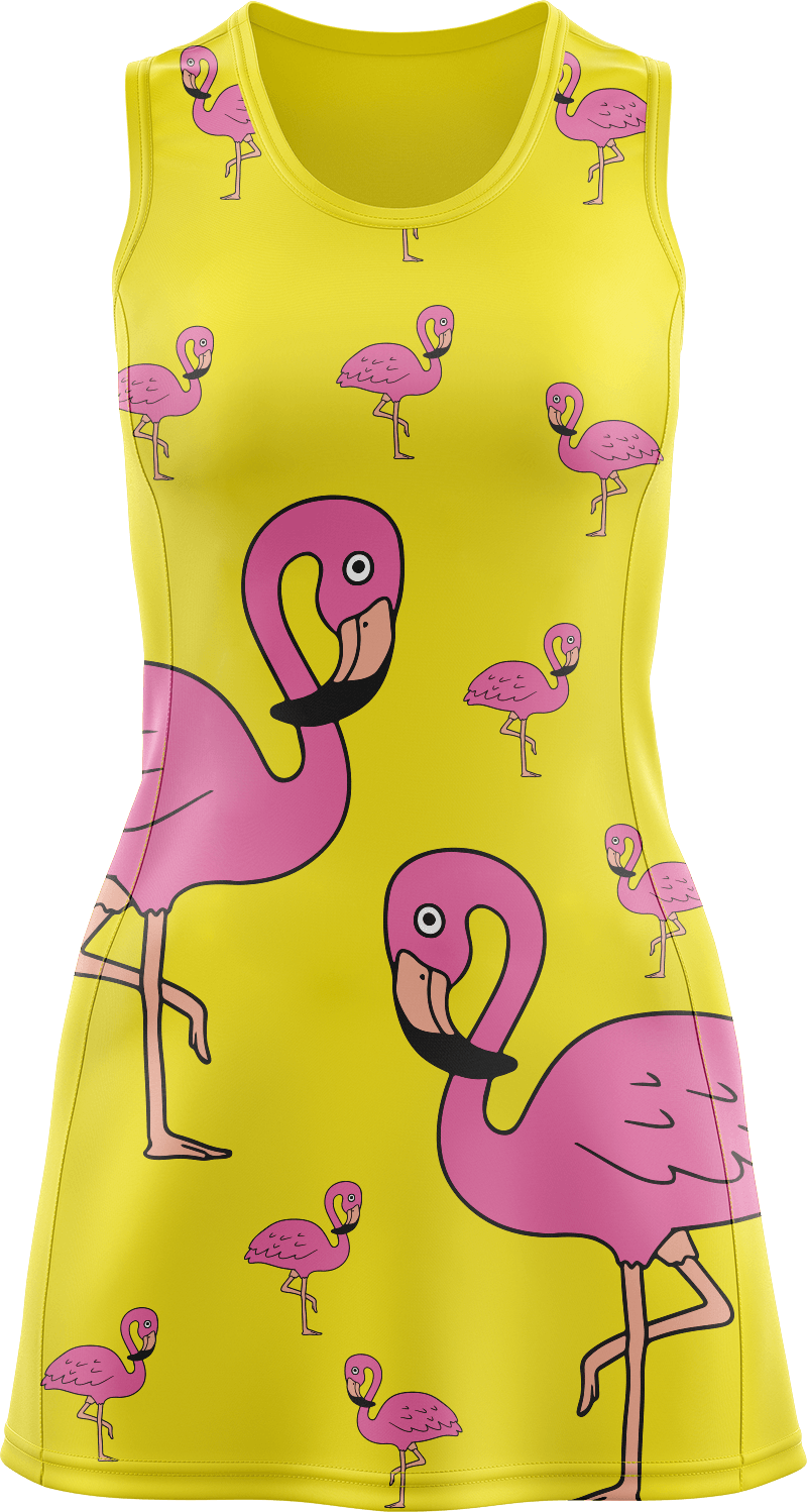 Flamingo Ladies Mini Dress - fungear.com.au