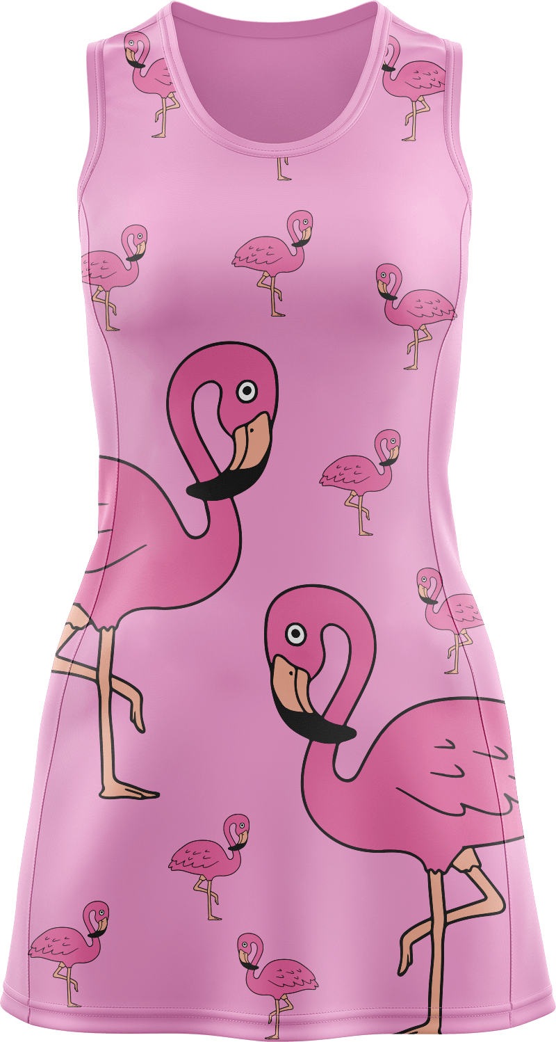 Flamingo Ladies Mini Dress - fungear.com.au