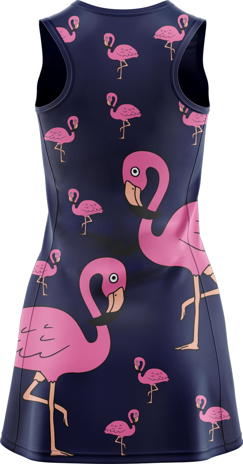 Flamingo Ladies Mini Dress - fungear.com.au