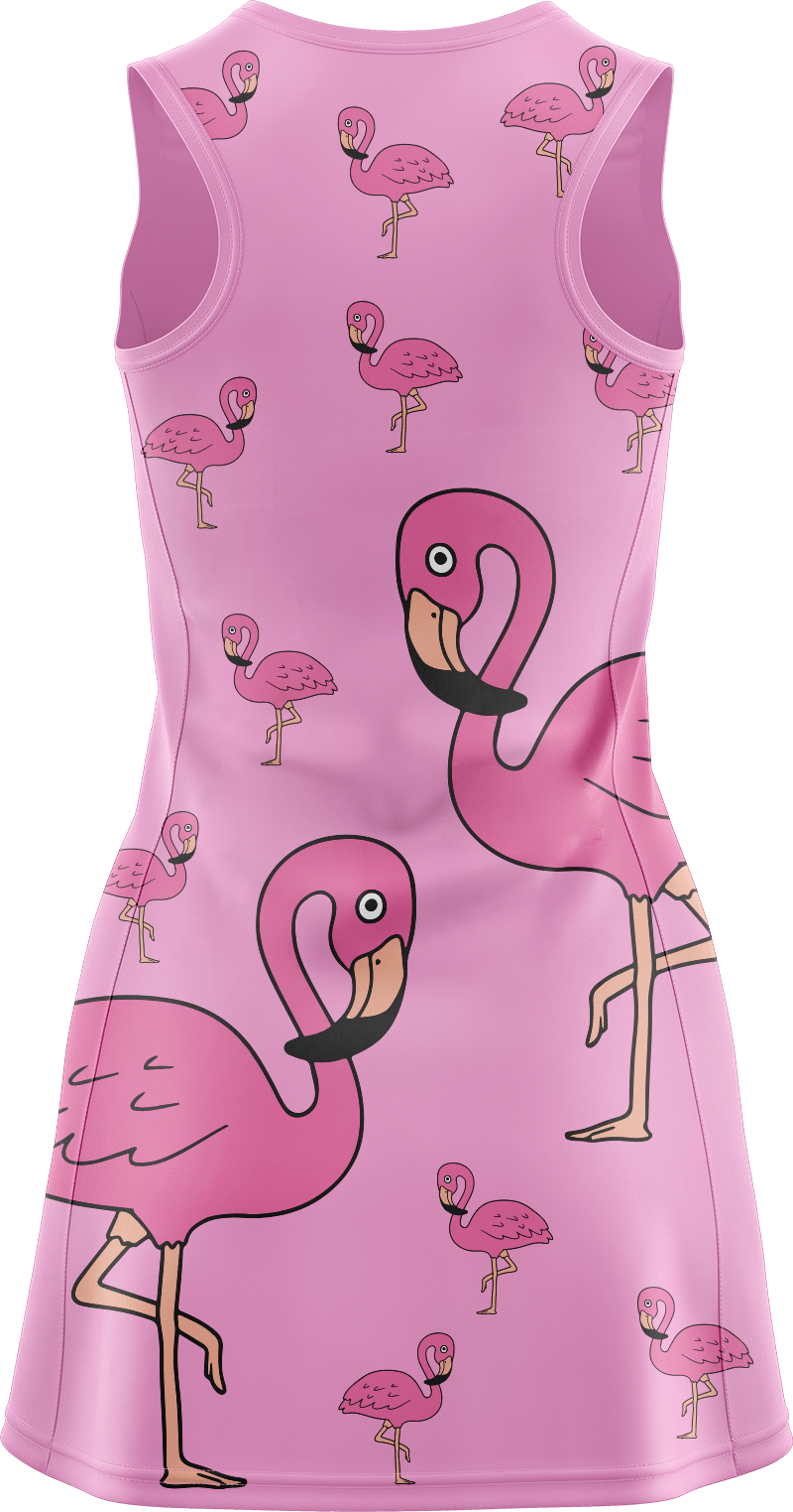 Flamingo Ladies Mini Dress - fungear.com.au