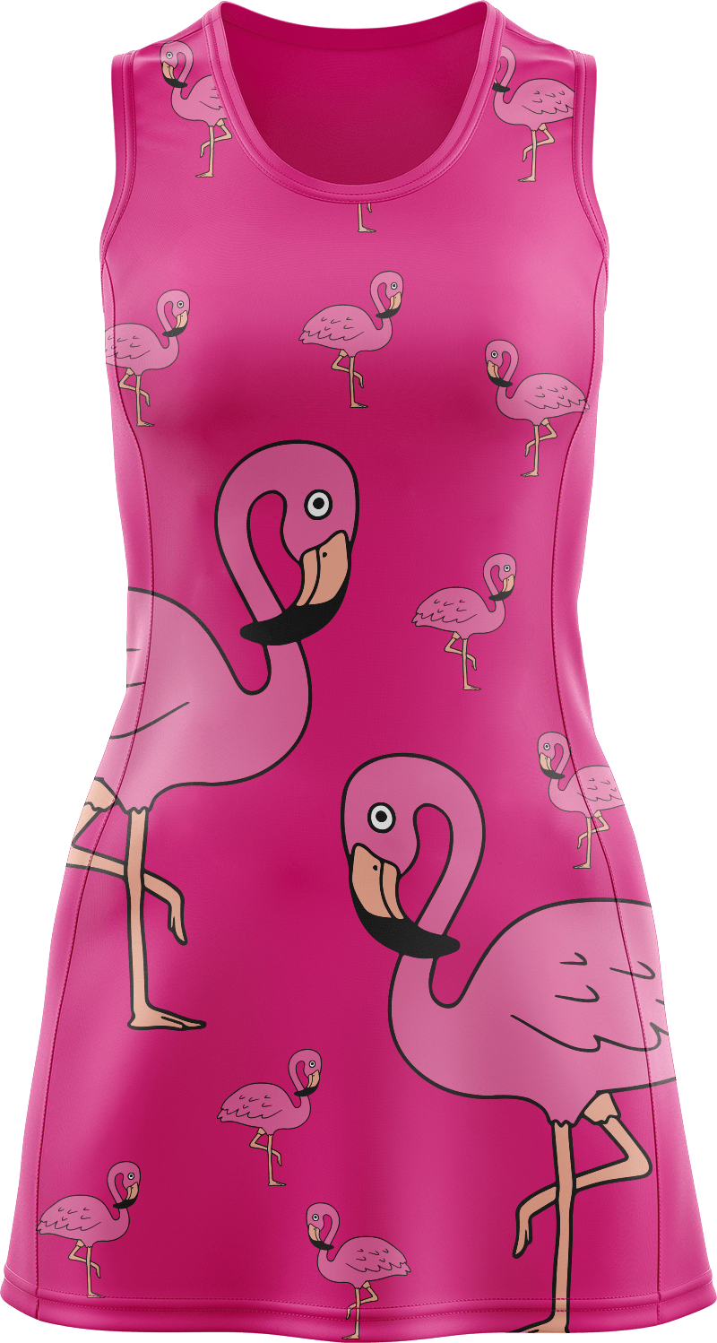 Flamingo Ladies Mini Dress - fungear.com.au